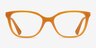Ralph RA7110 Light Orange PlasticEyeglass Frames from EyeBuyDirect, Front View