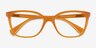 Ralph RA7110 Light Orange PlasticEyeglass Frames from EyeBuyDirect, Closed View