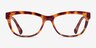 Ralph RA7113 Tortoise Floral PlasticEyeglass Frames from EyeBuyDirect, Front View