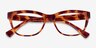 Ralph RA7113 Tortoise Floral PlasticEyeglass Frames from EyeBuyDirect, Closed View