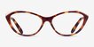 Ralph RA7121 Brown Tortoise PlasticEyeglass Frames from EyeBuyDirect, Front View