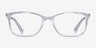 Ralph RA7130 Clear PlasticEyeglass Frames from EyeBuyDirect, Front View