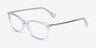 Ralph RA7130 Clear PlasticEyeglass Frames from EyeBuyDirect, Angle View
