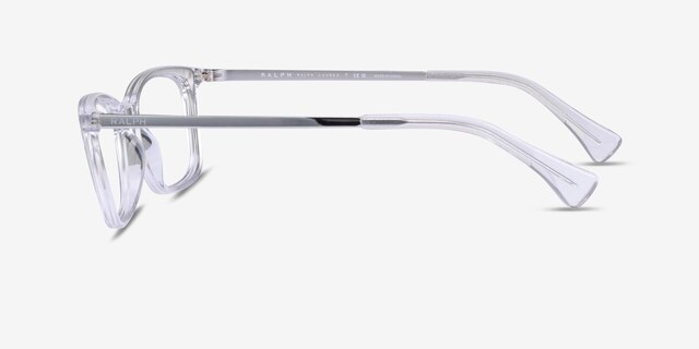 Ralph RA7130 Clear PlasticEyeglass Frames from EyeBuyDirect, Side View