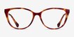 Ralph RA7135 Tortoise PlasticEyeglass Frames from EyeBuyDirect, Front View