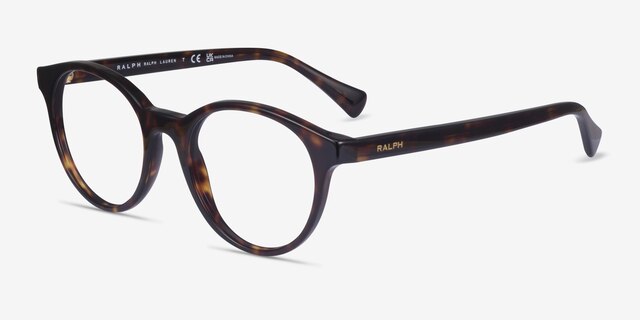 Ralph RA7136 Tortoise AcetateEyeglass Frames from EyeBuyDirect, Angle View