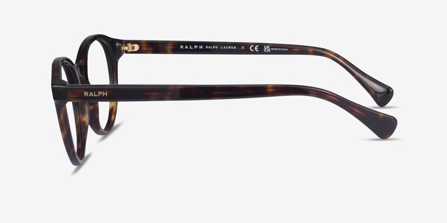 Ralph RA7136 Tortoise AcetateEyeglass Frames from EyeBuyDirect, Side View