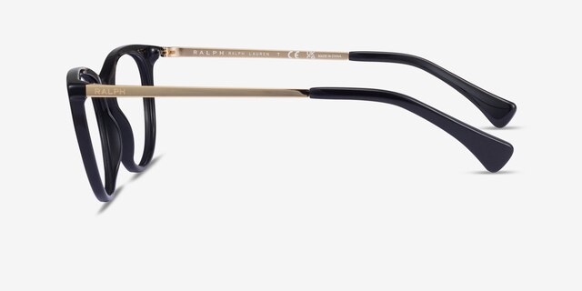 Ralph RA7139 Shiny Black AcetateEyeglass Frames from EyeBuyDirect, Side View