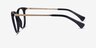 Ralph RA7139 Shiny Black AcetateEyeglass Frames from EyeBuyDirect, Side View