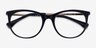 Ralph RA7139 Shiny Black AcetateEyeglass Frames from EyeBuyDirect, Closed View