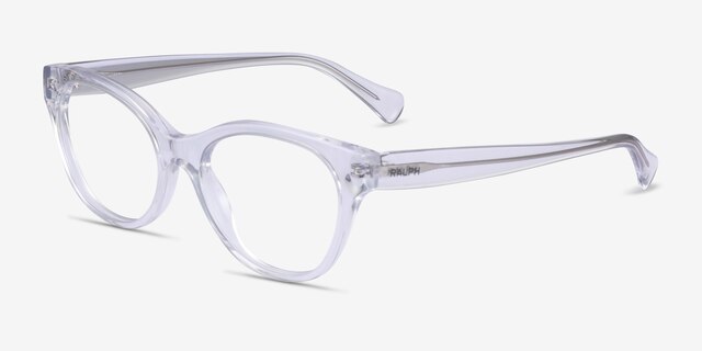 Ralph RA7141 Clear AcetateEyeglass Frames from EyeBuyDirect, Angle View