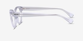 Ralph RA7141 Transparent Acétate Montures de lunettes de vue d'EyeBuyDirect, Vue de Côté