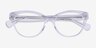 Ralph RA7141 Clear AcetateEyeglass Frames from EyeBuyDirect, Closed View
