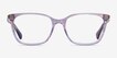 Ralph RA7142 Purple Floral AcetateEyeglass Frames from EyeBuyDirect, Front View