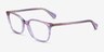 Ralph RA7142 Purple Floral AcetateEyeglass Frames from EyeBuyDirect, Angle View