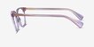 Ralph RA7142 Purple Floral AcetateEyeglass Frames from EyeBuyDirect, Side View