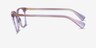 Ralph RA7142 Purple Floral AcetateEyeglass Frames from EyeBuyDirect, Side View