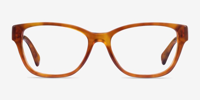 Ralph RA7150 Tortoise AcetateEyeglass Frames from EyeBuyDirect, Front View
