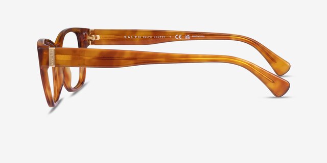 Ralph RA7150 Tortoise AcetateEyeglass Frames from EyeBuyDirect, Side View