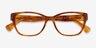 Ralph RA7150 Tortoise AcetateEyeglass Frames from EyeBuyDirect, Closed View