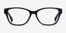 Ralph RA7150 Black AcetateEyeglass Frames from EyeBuyDirect, Front View