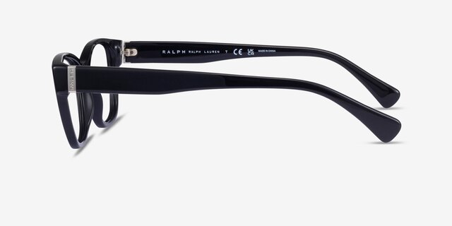 Ralph RA7150 Black AcetateEyeglass Frames from EyeBuyDirect, Side View
