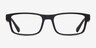 Armani Exchange AX3070 Black PlasticEyeglass Frames from EyeBuyDirect, Front View
