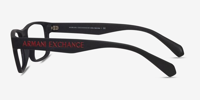 Armani Exchange AX3070 Black PlasticEyeglass Frames from EyeBuyDirect, Side View