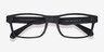Armani Exchange AX3070 Black PlasticEyeglass Frames from EyeBuyDirect, Closed View