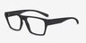 Armani Exchange AX3097 Gray PlasticEyeglass Frames from EyeBuyDirect, Angle View