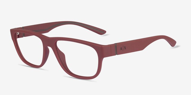 Armani Exchange AX3102U Red PlasticEyeglass Frames from EyeBuyDirect, Angle View