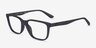 Coach HC6170U Matte Black PlasticEyeglass Frames from EyeBuyDirect, Angle View