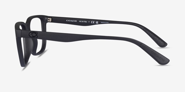 Coach HC6170U Matte Black PlasticEyeglass Frames from EyeBuyDirect, Side View