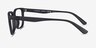 Coach HC6170U Matte Black PlasticEyeglass Frames from EyeBuyDirect, Side View