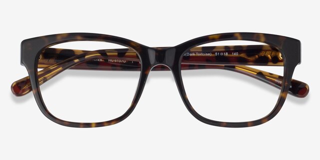 Coach HC6197U Dark Tortoise AcetateEyeglass Frames from EyeBuyDirect, Closed View