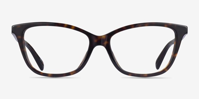 Coach HC6206U Dark Tortoise AcetateEyeglass Frames from EyeBuyDirect, Front View