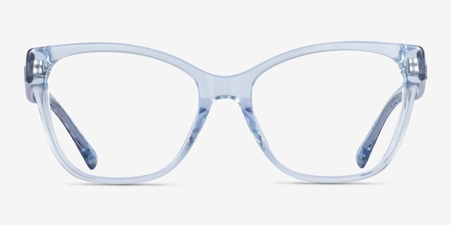 Coach HC6207U Transparent Blue AcetateEyeglass Frames from EyeBuyDirect, Front View