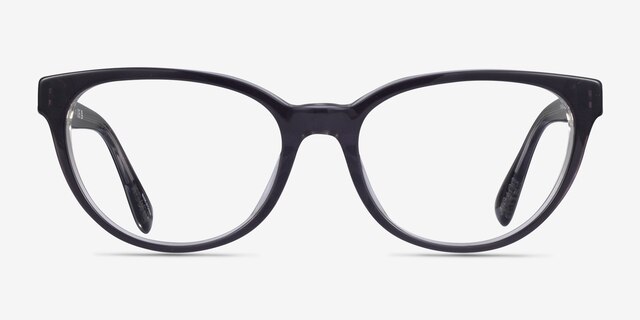 Coach HC6210U Transparent Gray AcetateEyeglass Frames from EyeBuyDirect, Front View