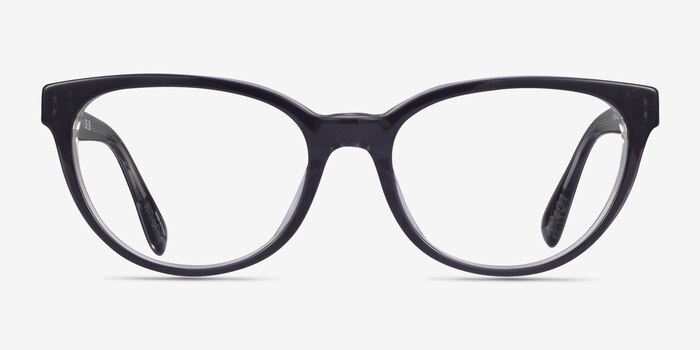 Coach HC6210U Transparent Gray Acétate Montures de lunettes de vue d'EyeBuyDirect