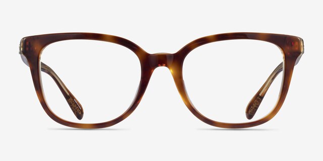 Coach HC6225U Dark Tortoise AcetateEyeglass Frames from EyeBuyDirect, Front View