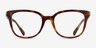 Coach HC6225U Dark Tortoise AcetateEyeglass Frames from EyeBuyDirect, Front View