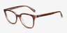 Coach HC6225U Dark Tortoise AcetateEyeglass Frames from EyeBuyDirect, Angle View