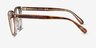 Coach HC6225U Dark Tortoise AcetateEyeglass Frames from EyeBuyDirect, Side View