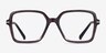 Oakley Sharp Line Polished Amethyst PlasticEyeglass Frames from EyeBuyDirect, Front View