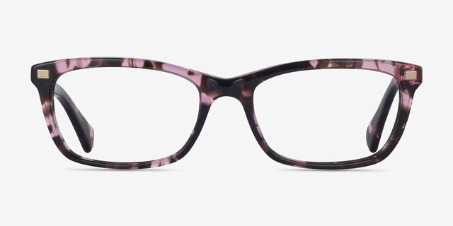Ralph RA7089 Purple Tortoise AcetateEyeglass Frames from EyeBuyDirect, Front View