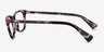 Ralph RA7089 Purple Tortoise AcetateEyeglass Frames from EyeBuyDirect, Side View