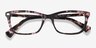 Ralph RA7089 Purple Tortoise AcetateEyeglass Frames from EyeBuyDirect, Closed View