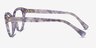 Ralph RA7116 Purple Tortoise AcetateEyeglass Frames from EyeBuyDirect, Side View