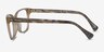 Ralph RA7137U Brown AcetateEyeglass Frames from EyeBuyDirect, Side View