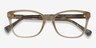 Ralph RA7137U Brown AcetateEyeglass Frames from EyeBuyDirect, Closed View